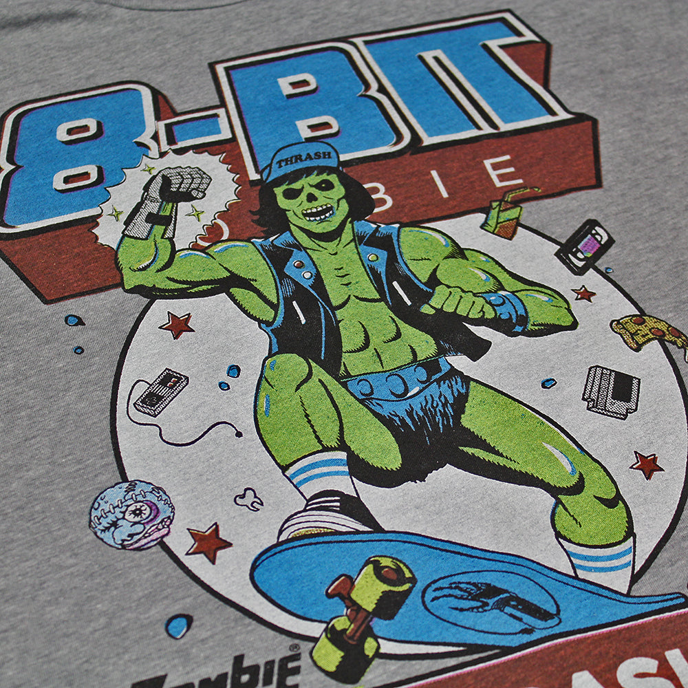 Thrashor 10 Year Tee – 8-bit ZOMBIE